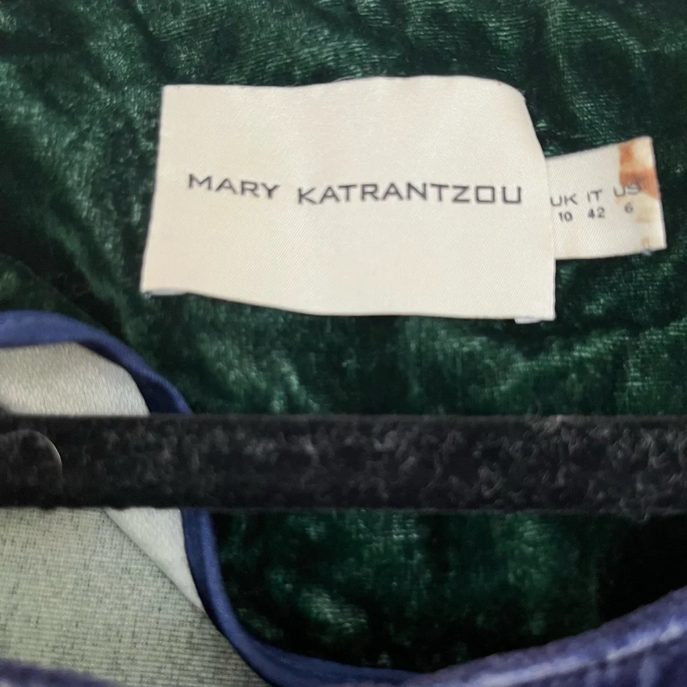 Mary Katrantzou Elio Velvet Shift Dress - Picture 4 of 4